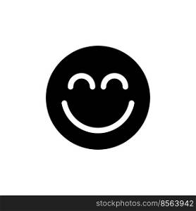 Portrait mode black glyph ui icon. Photo editor. Simple filled line element. User interface design. Silhouette symbol on white space. Solid pictogram for web, mobile. Isolated vector illustration. Portrait mode black glyph ui icon