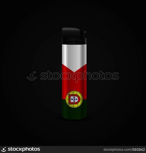 Portugal Cigrette Lighter Vector design. Vector EPS10 Abstract Template background