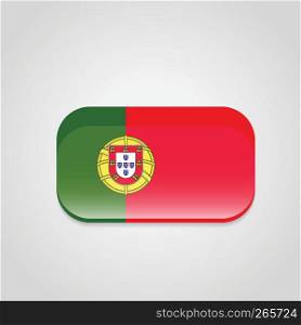Portugal Flag Design Vector