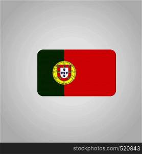 Portugal Flag Vector. Vector EPS10 Abstract Template background