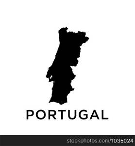 Portugal map icon design trendy