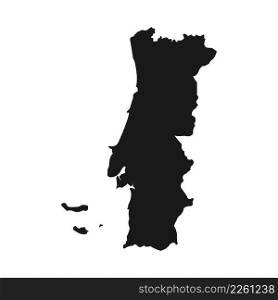 portugal map icon vector illustration design