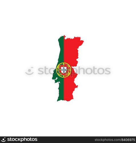 Portugal map icon. vector illustration symbol design.