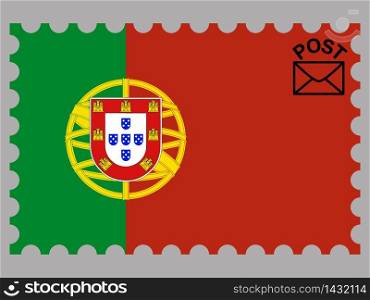 Portugal national country flag. original colors and proportion. Simply vector illustration background. Isolated symbols and object for design, education, learning, postage stamps and coloring book, marketing. From world set