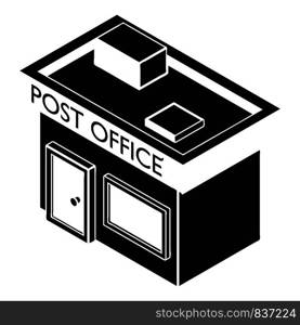 Post office icon. Simple illustration of post office vector icon for web design isolated on white background. Post office icon, simple style