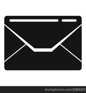 Postcard envelope icon simple vector. Mail letter. Email paper. Postcard envelope icon simple vector. Mail letter