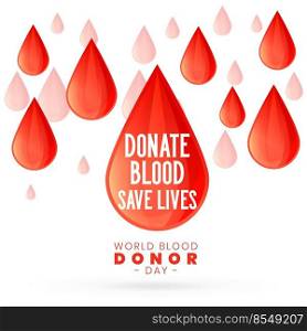 poster design for world blood donor day
