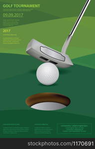 Poster Golf Vector Illustration