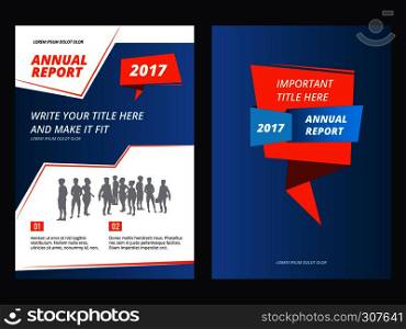 Poster or brochure cover design template. Vector layout booklet page annual report illustration. Poster or brochure cover design template. Vector layout