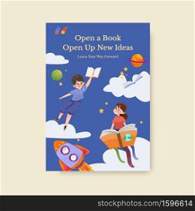 Poster template International literacy Day