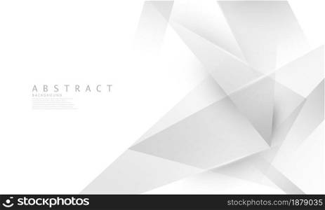 Poster with an abstract white background and a dynamic technological business network Illustration in vector format.