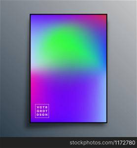 Poster with colorful gradient texture design for wallpaper, flyer, brochure cover, typography or other printing products. Vector illustration.. Poster with colorful gradient texture design for wallpaper, flyer, brochure cover, typography or other printing products. Vector illustration