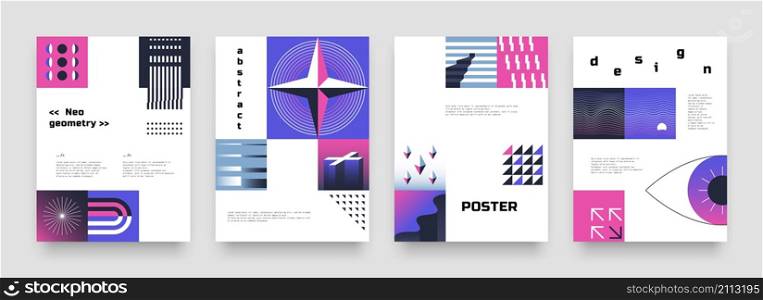 posters. Abstract minimalistic contemporary geometric elements, primitive minimalistic forms, placards with basic element. Vector set illustration geometric contemporary poster. posters. Abstract minimalistic contemporary geometric elements, primitive minimalistic forms, placards with basic element. Vector set