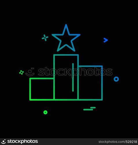 postion star icon vector design