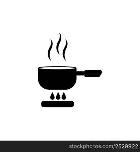 pot icon logo vector design template