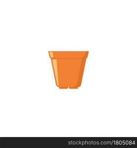 pot icon vector illustration design for flower and plant template web