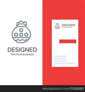 Pot, Sand, Water, Pongal, Festival Grey Logo Design and Business Card Template
