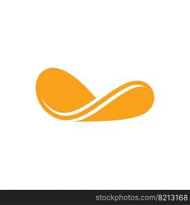 potato chips logo design element vector icon symbol