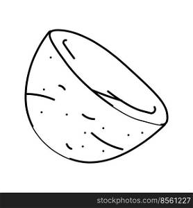 potato cut pieces line icon vector. potato cut pieces sign. isolated contour symbol black illustration. potato cut pieces line icon vector illustration