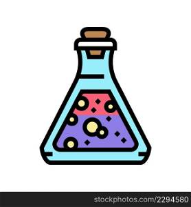 potion liquid color icon vector. potion liquid sign. isolated symbol illustration. potion liquid color icon vector illustration