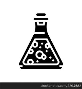 potion liquid glyph icon vector. potion liquid sign. isolated contour symbol black illustration. potion liquid glyph icon vector illustration