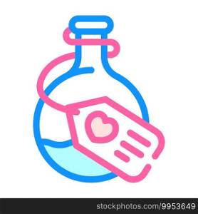 potion magical liquid color icon vector. potion magical liquid sign. isolated symbol illustration. potion magical liquid color icon vector illustration