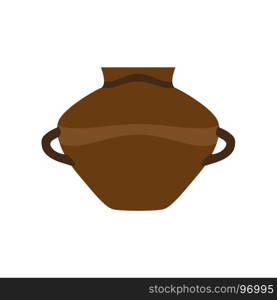 Pottery pot clay vector vase illustration cartoon ceramic jar ancient antique decoration old pitcher background