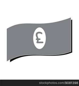 pound currency icon vector illustration symbol design