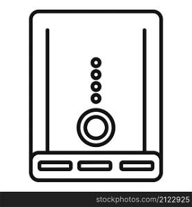 Power bank battery icon outline vector. Mobile charger. Phone powerbank. Power bank battery icon outline vector. Mobile charger
