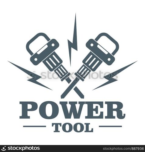 Power bump logo. Simple illustration of power bump vector logo for web. Power bump logo, simple gray style