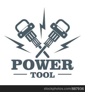 Power bump logo. Simple illustration of power bump vector logo for web. Power bump logo, simple gray style