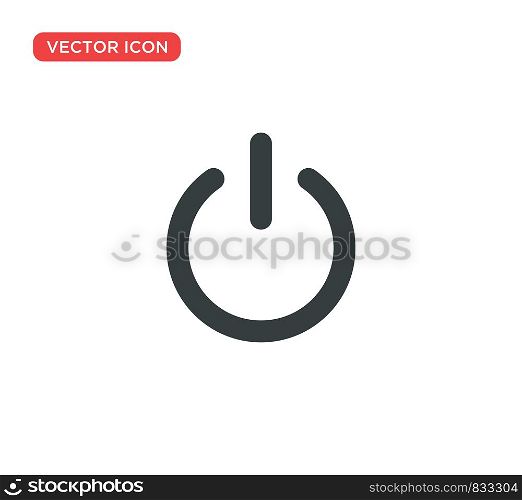 Power Button Icon Vector Illustration Design