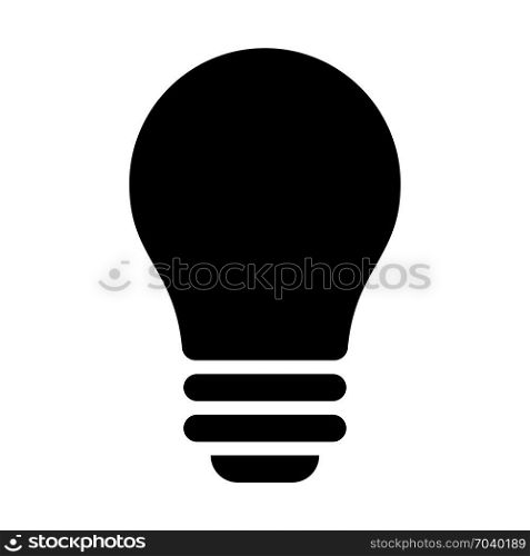 Power conservation bulb, icon on isolated background