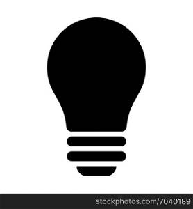 Power conservation bulb, icon on isolated background