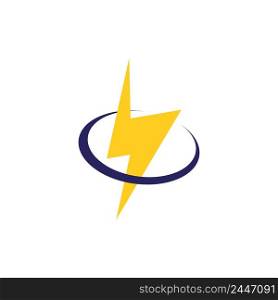 Power energy icon template vector design
