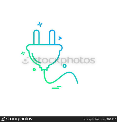 Power icon design vector