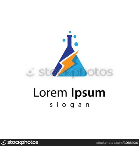Power lab logo images illustration design
