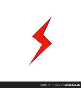 Power lightning logo vector design