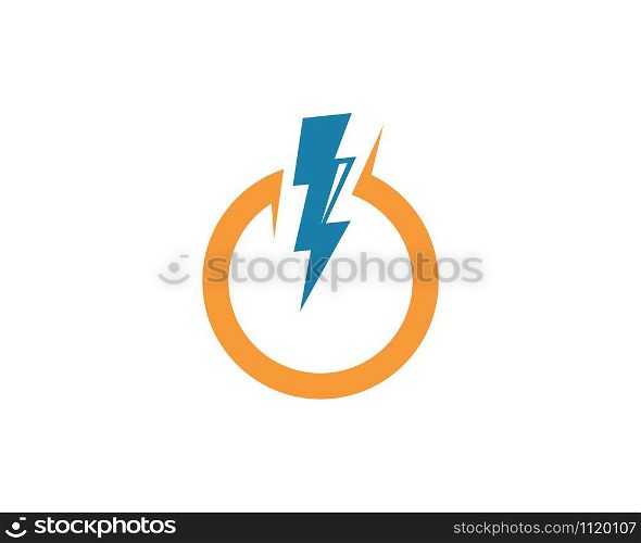 power logo icon vector illustraion design