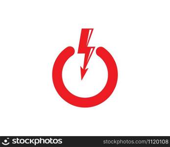 power logo icon vector illustraion design