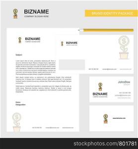 Power plant Business Letterhead, Envelope and visiting Card Design vector template