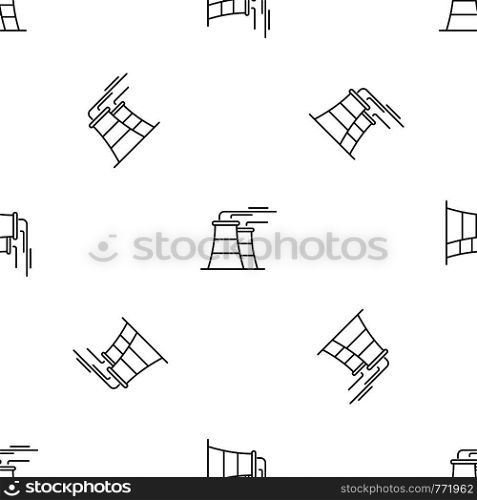 Power plant pattern seamless vector repeat geometric for any web design. Power plant pattern seamless vector