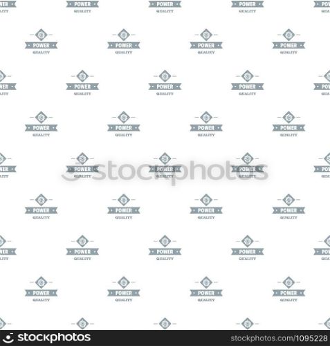Power quality pattern vector seamless repeat for any web design. Power quality pattern vector seamless