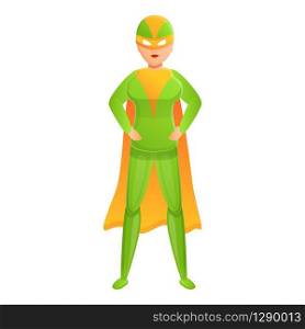 Power superhero icon. Cartoon of power superhero vector icon for web design isolated on white background. Power superhero icon, cartoon style