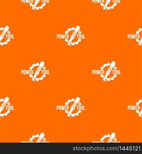Power tool factory pattern vector orange for any web design best. Power tool factory pattern vector orange