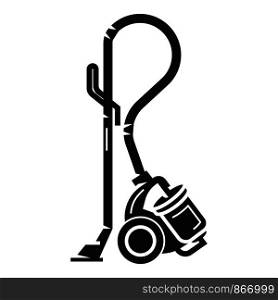 Power vacuum cleaner icon. Simple illustration of power vacuum cleaner vector icon for web design isolated on white background. Power vacuum cleaner icon, simple style