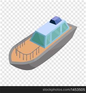 Powerboat icon. Cartoon illustration of powerboat vector icon for web. Powerboat icon, cartoon style