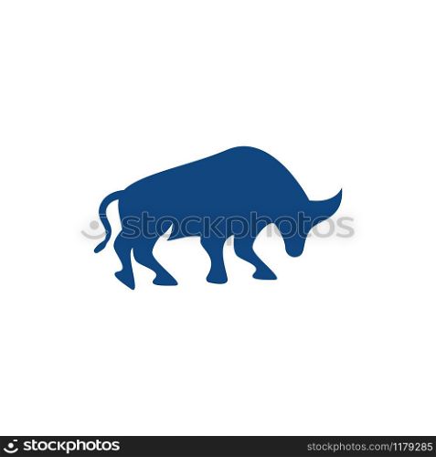 Powerful Bull Logo design Inspirations Strong Buffalo Logo