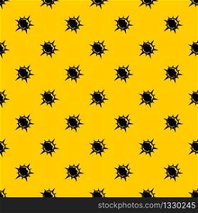 Powerful explosion pattern seamless vector repeat geometric yellow for any design. Powerful explosion pattern vector
