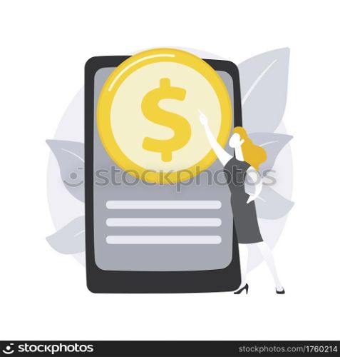 PPC management abstract concept vector illustration. PPC service, pay-per-click model, internet marketing management, online ad campaign, digital agency website, menu UI element abstract metaphor.. PPC management abstract concept vector illustration.